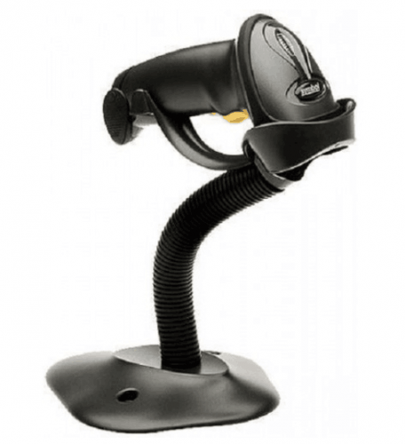 1D-сканер Ручной сканер штрих-кода Zebra / Motorola, включает подставку и USB-шнур | Символ LS2208