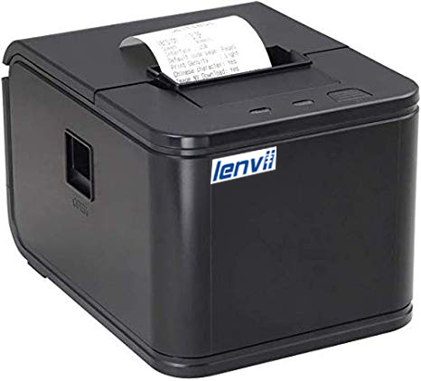 58-миллиметровый термопринтер, чековый принтер LENVII-C58H с автоматическим резаком, подключение через USB-порт