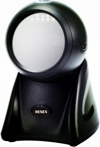 Настольный сканер штрих-кода HENEX 2D Автоматический сканер Всенаправленный QR-код для сканера штрих-кодов без проводов USB Проводной считыватель штри