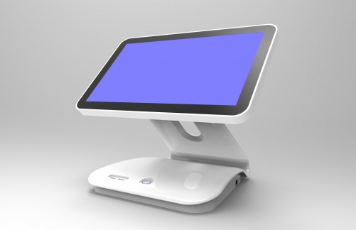 LENVII LV-N8S POS сенсорный экран, 15,6-дюймовый широкий экран со светодиодным дисплеем, емкостное касание, белый